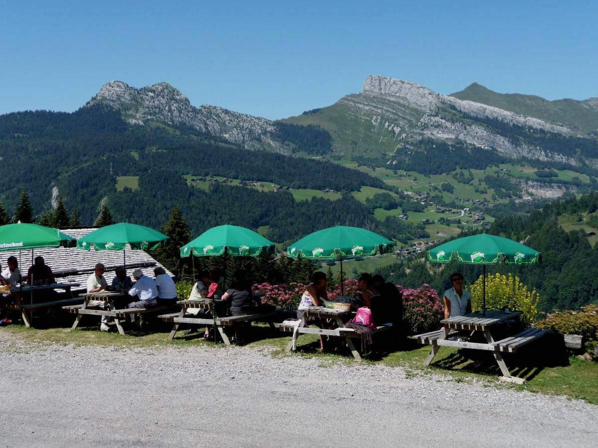 "Chalet Les Aravis" Chalet Et Appartements ル・グラン・ボルナン エクステリア 写真