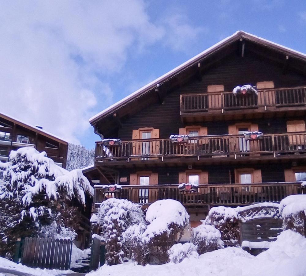 "Chalet Les Aravis" Chalet Et Appartements ル・グラン・ボルナン エクステリア 写真