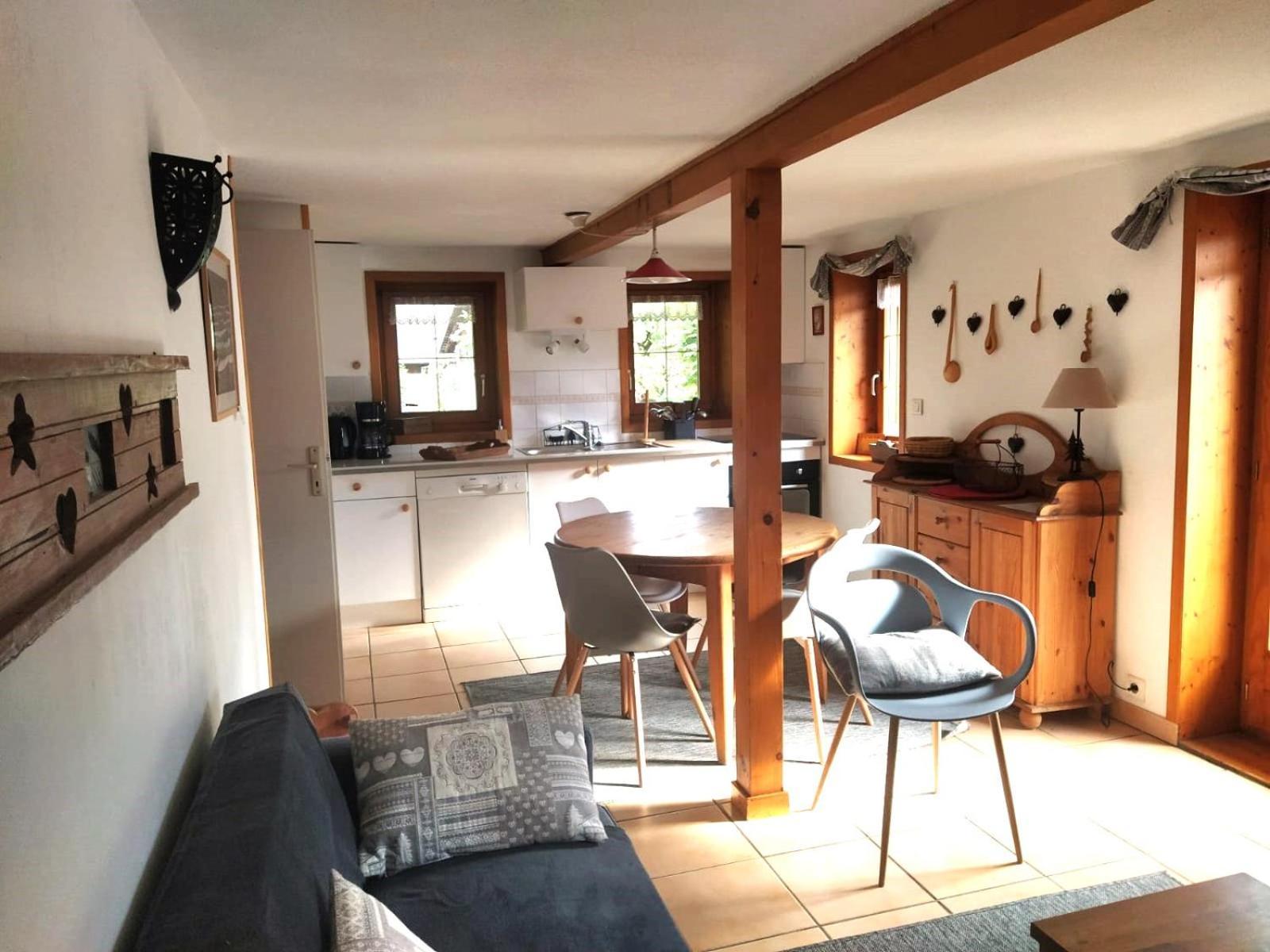 "Chalet Les Aravis" Chalet Et Appartements ル・グラン・ボルナン エクステリア 写真