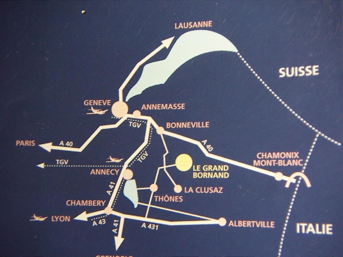 "Chalet Les Aravis" Chalet Et Appartements ル・グラン・ボルナン エクステリア 写真